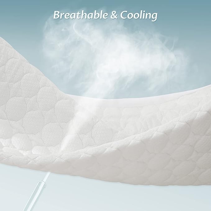 Queen Size Waterproof Quilted Mattress Protector (18'' Deep Pocket) high quality